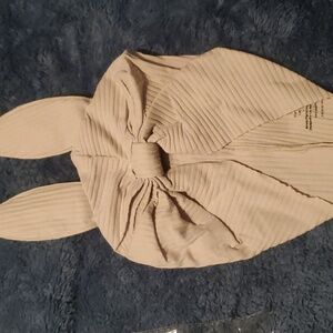 Posh Peanut Gray Bunny Turban